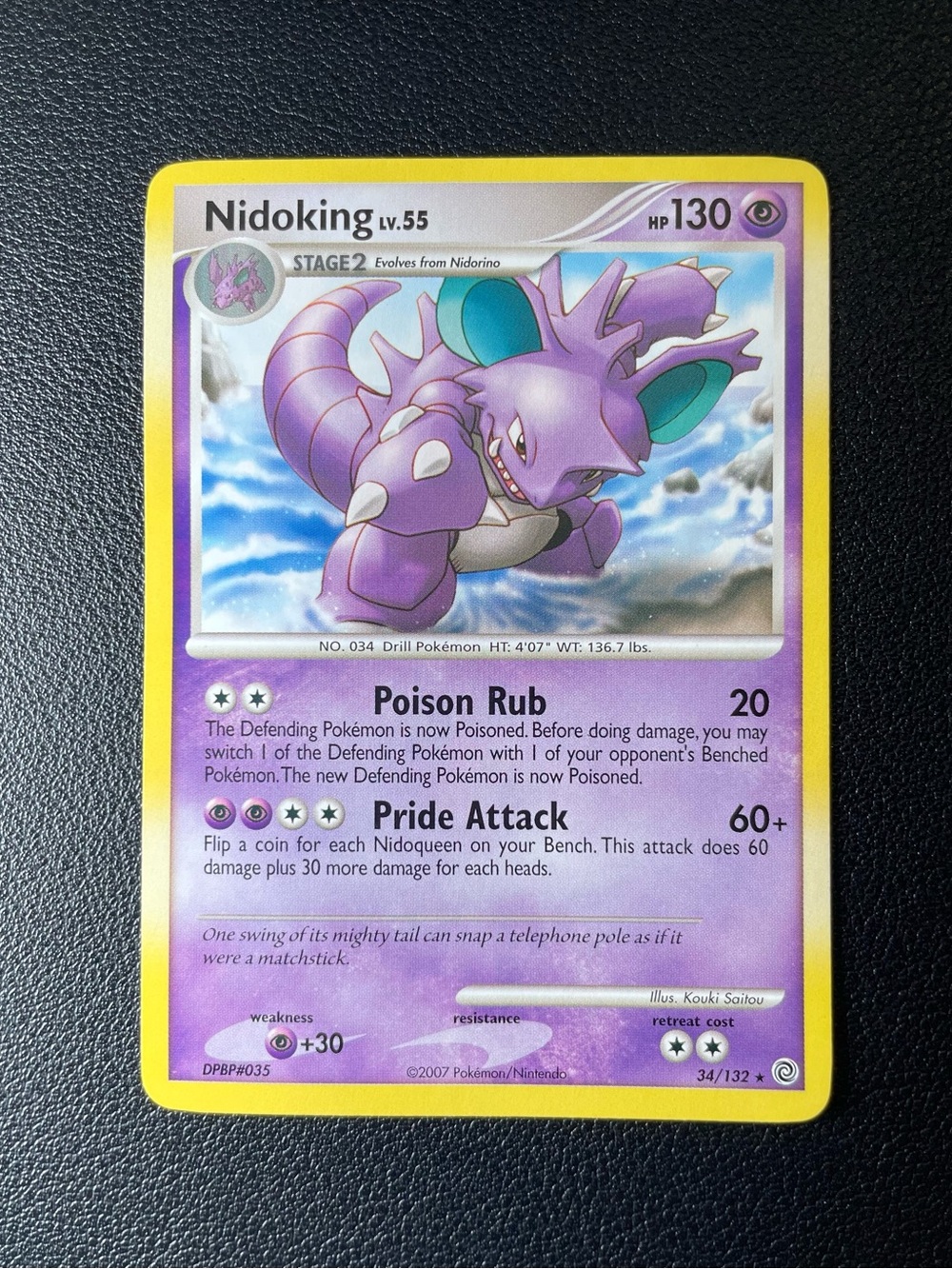 Nidoking #34/Pokemon Secret Wonders